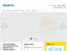 Tablet Screenshot of okmetic.com